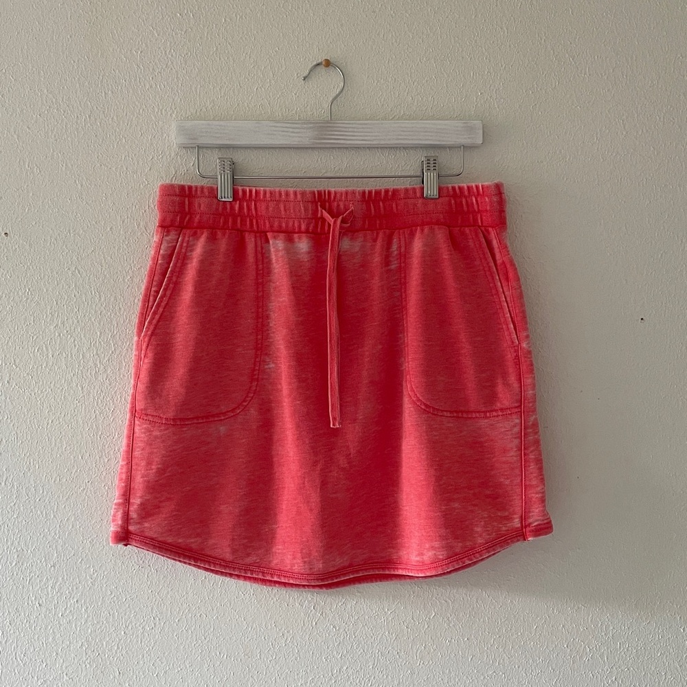 Jane and Delancey Burnout Skirt Faded French Terry Beach Coastal
